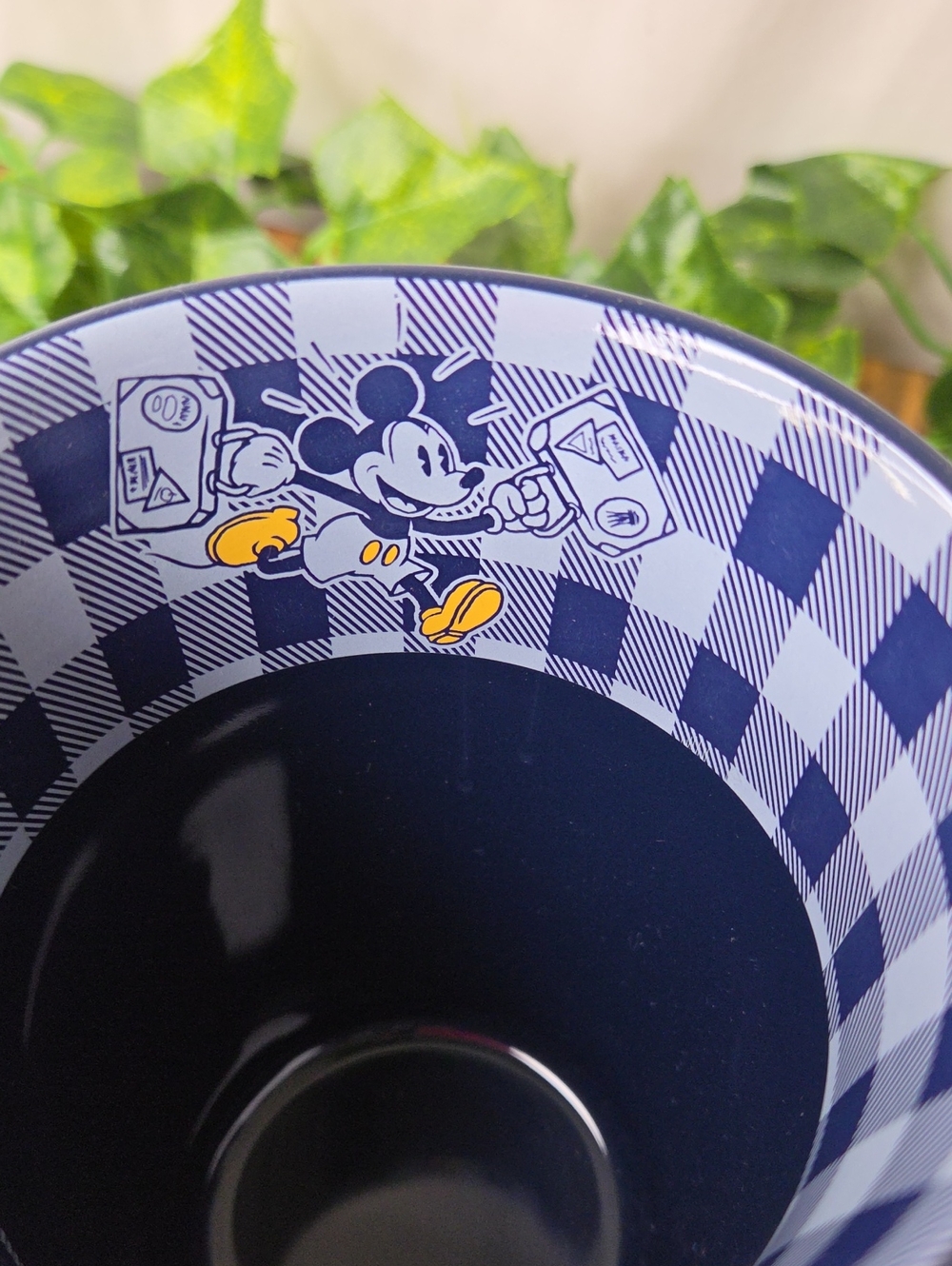 Disney Navy and Yellow Vacation Club Ceramic Mug. Like New - Picture 3 of 5